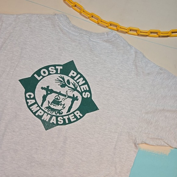 Scouting America Other - VTG BSA XL Lost Pines Pocket T-Shirt Campmaster Boy Scout Fire 90s MadeUSA Texas